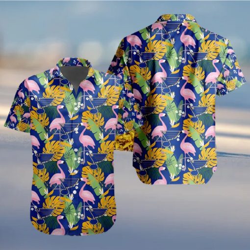 NHL St. Louis Blues Crane Bird Special Design Button Hawaiian Shirts