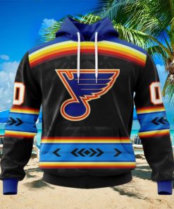 NHL St. Louis Blues Special Native Heritage Design Hoodie