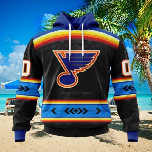 NHL St. Louis Blues Special Native Heritage Design Hoodie