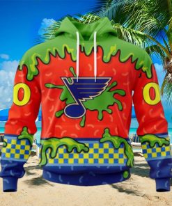 NHL St. Louis Blues Special Nickelodeon Design Hoodie