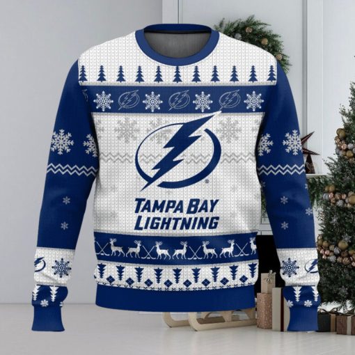 NHL Tampa Bay Lightning 3D Ugly Christmas Sweater Men And Women Christmas Gift