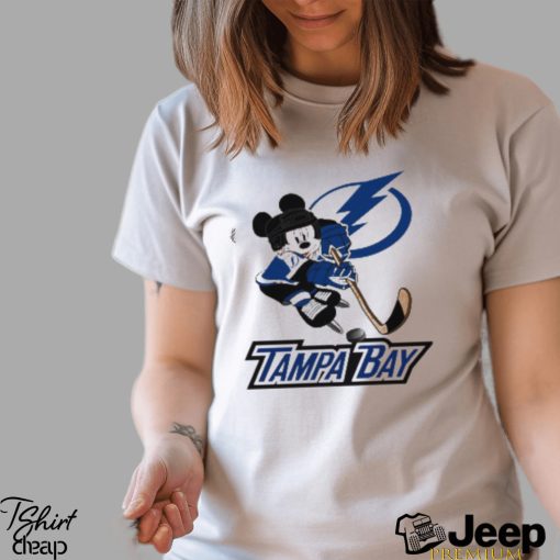 NHL Tampa Bay Lightning Mickey Mouse Disney Hockey T Shirt