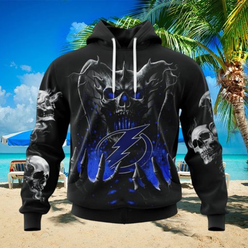 NHL Tampa Bay Lightning Special Skull Art Design Hoodie