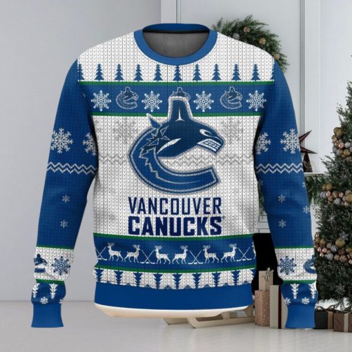 NHL Vancouver Canucks Ugly Sweater 3D Printed Men And Women Christmas Gift