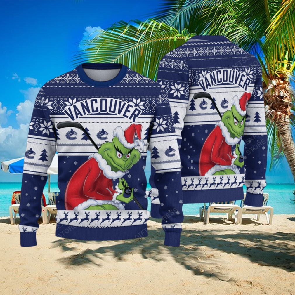 Vancouver canucks hot sale christmas sweater