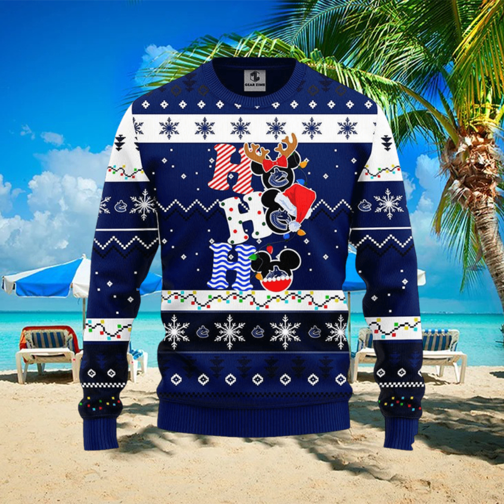 Vancouver canucks hot sale christmas sweater