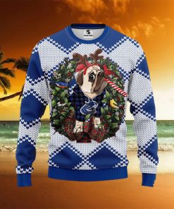 NHL Vancouver Canucks Ugly Sweater Pub Dog Ugly Christmas Sweater