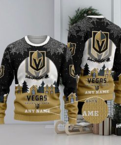 NHL Vegas Golden Knights Special Christmas Ugly Sweater Design