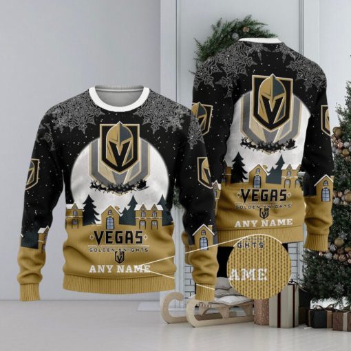 NHL Vegas Golden Knights Special Christmas Ugly Sweater Design