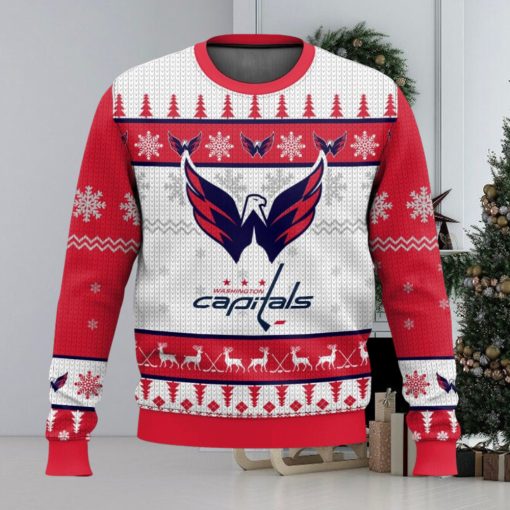 NHL Washington Capitals 3D Ugly Christmas Sweater Men And Women Christmas Gift