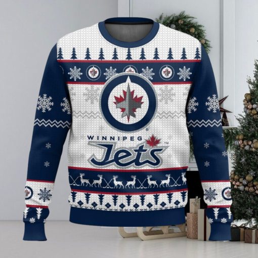 NHL Winnipeg Jets 3D Ugly Christmas Sweater Men And Women Christmas Gift