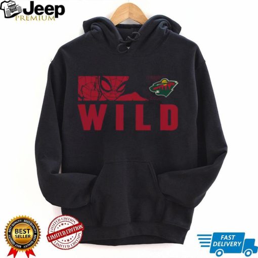 NHL Youth Minnesota Wild Marvel Black Shirt