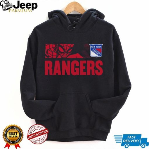 NHL Youth New York Rangers Marvel Black Shirt