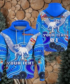 NRL Canterbury Bankstown Bulldogs Custom Name Number NAIDOC Pullover Hoodie