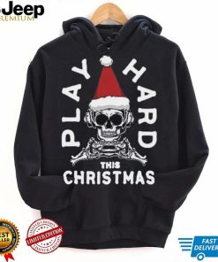 NW2 Play Hard This Christmas Kids Black Printed T Shirt