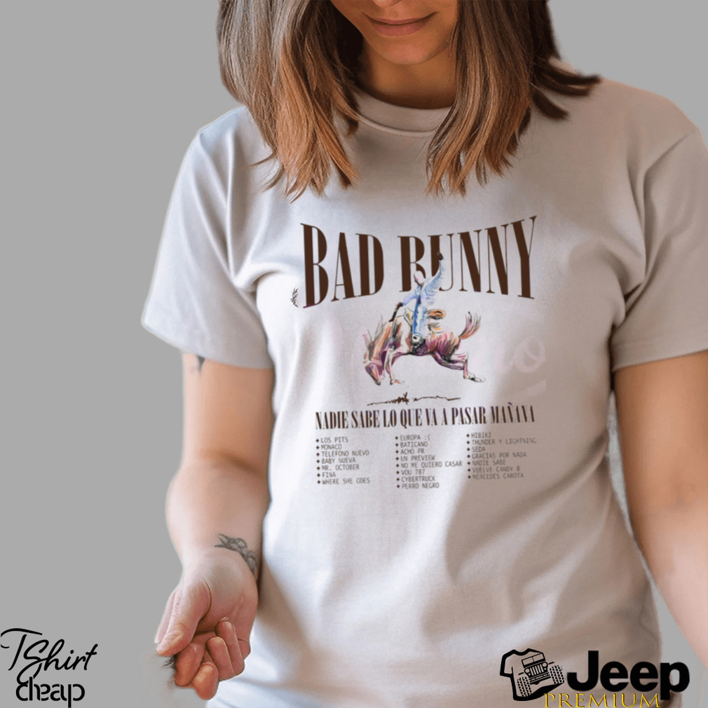 Bad bunny hot sale lightning shirt