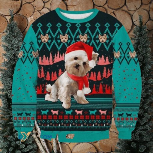 Naive Yorkshire Terrier Dog Gift For Christmas Ugly Christmas Sweater