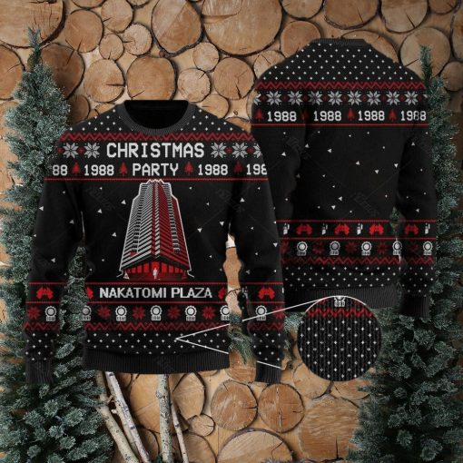 Nakatomi Plaza Die Hard Ugly Knitted Christmas Sweater