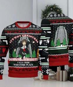 Nakatomi Plaza Hans Gruber Knitted 3D Sweater For Christmas