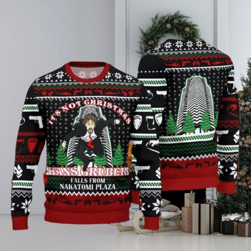 Nakatomi Plaza Hans Gruber Knitted 3D Sweater For Christmas