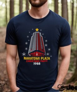 Nakatomi plaza christmas party 1988 christmas town tree png design shirt