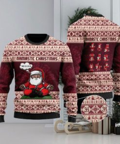 Namaste 3D Printed Ugly Christmas Sweater