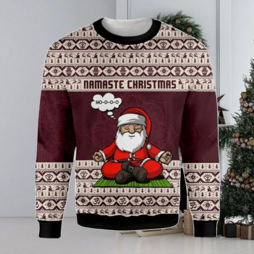 Namaste Ugly Christmas Sweate, Gift For Christmas, Unisex Crewneck Sweater