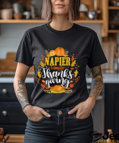 Napier Family Thanksgiving Turkey Pumpkin T Shirt