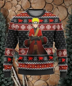 Naruto Sage Mode Anime Xmas Women Mens Ugly Christmas Sweater