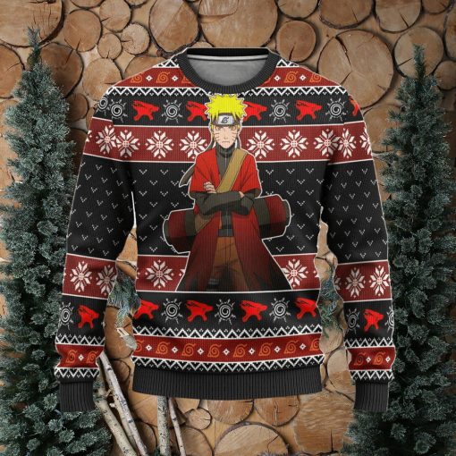 Naruto Sage Mode Anime Xmas Women Mens Ugly Christmas Sweater