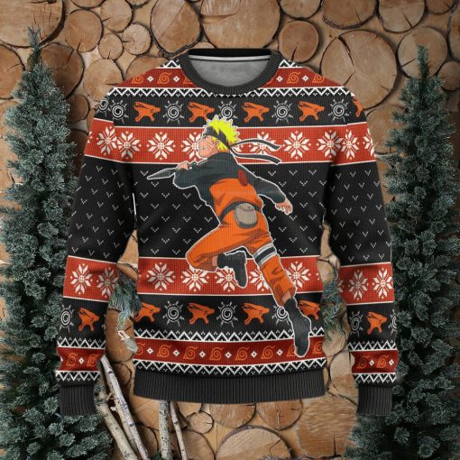 Naruto Uzumaki Anime Xmas Ugly Christmas Sweater Gift For Men Women