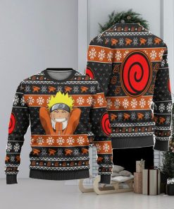 Naruto Uzumaki Clan Anime Ugly Christmas Sweater, Custom Sweatshirt Apparel