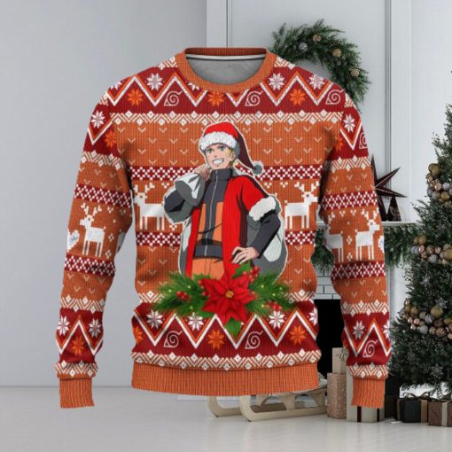 Naruto Uzumaki Custom Naruto Anime Xmas Women Mens Ugly Christmas Sweater