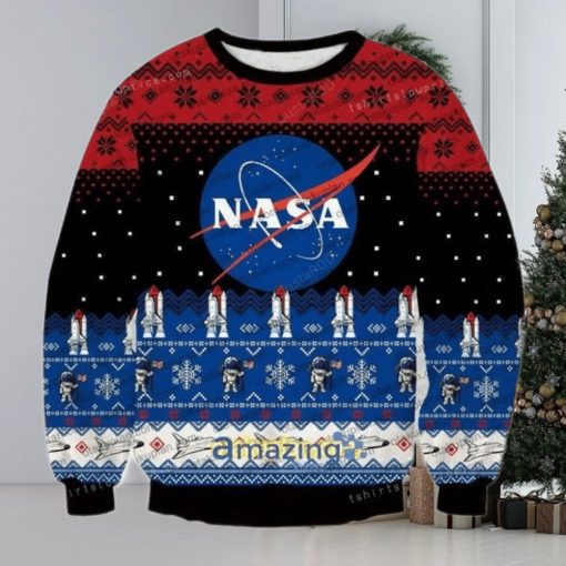 Nasa Logo Ugly Christmas Sweater