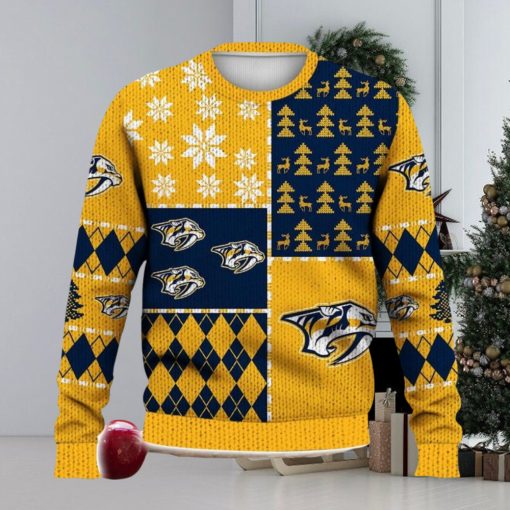 Nashville Predators Ice Hockey NHL Ugly Christmas Sweater