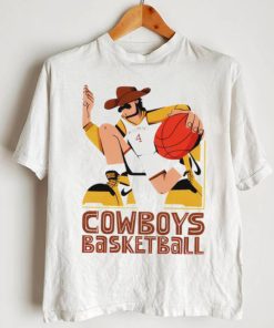 Nathan Walker Cowboys basketball player cartoon shirt