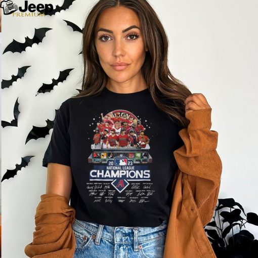 Natiional League 2023 Champions Arizona Diamondbacks Signatures Classic T Shirt