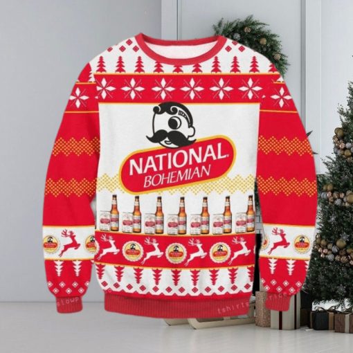 National Bohemian Beer Ugly Christmas Sweater