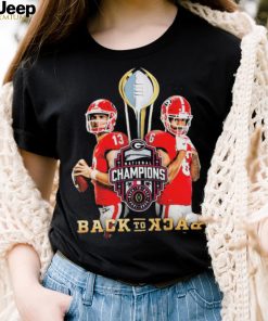 National Football Champions Back To Back 2021 2022 Georgia Bulldogs Shirt