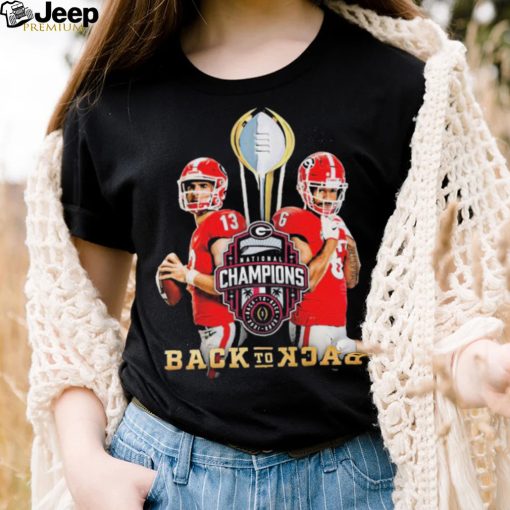 National Football Champions Back To Back 2021 2022 Georgia Bulldogs Shirt