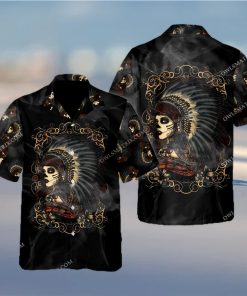 Native Girl Skull Style Limited Edition – Hawaiian Shirt