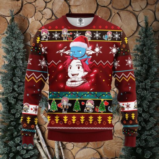 Natsu Fairy Tail Anime Amazing Gift Ugly Christmas 3D Sweater Christmas Gift For Men And Women