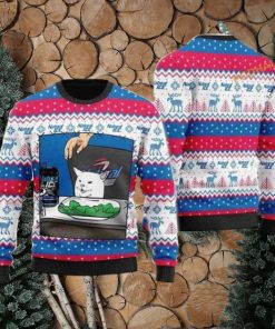 Natural Ice Beer Cat Meme Christmas 3D Naughty Christmas Sweater