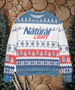 Natural Light Beer Christmas Pattern Ugly Christmas Sweater Christmas Gift For Men And Women