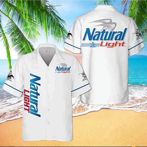 Natural Light Beer Summer Hawaiian Shirt