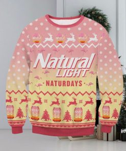 Natural Light Naturdays Ugly Christmas Sweater, Ugly Sweater Apparel