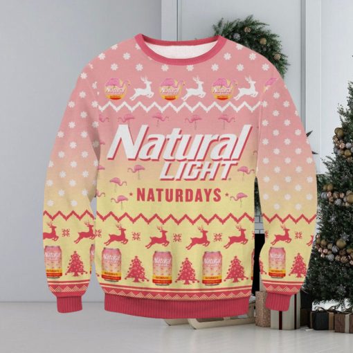 Natural Light Naturdays Ugly Christmas Sweater, Ugly Sweater Apparel