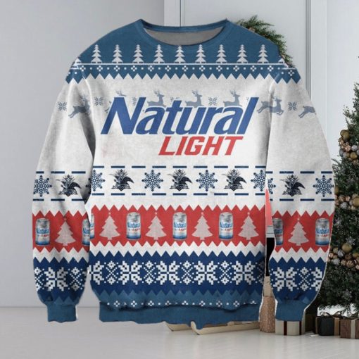 Natural Light Snowflakes Ugly Christmas Sweater