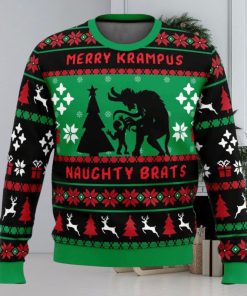 Naughty Brats Krampus Ugly Christmas Sweater
