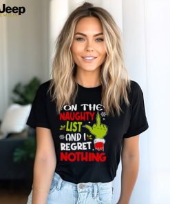 Naughty List I Regret Nothing Shirt